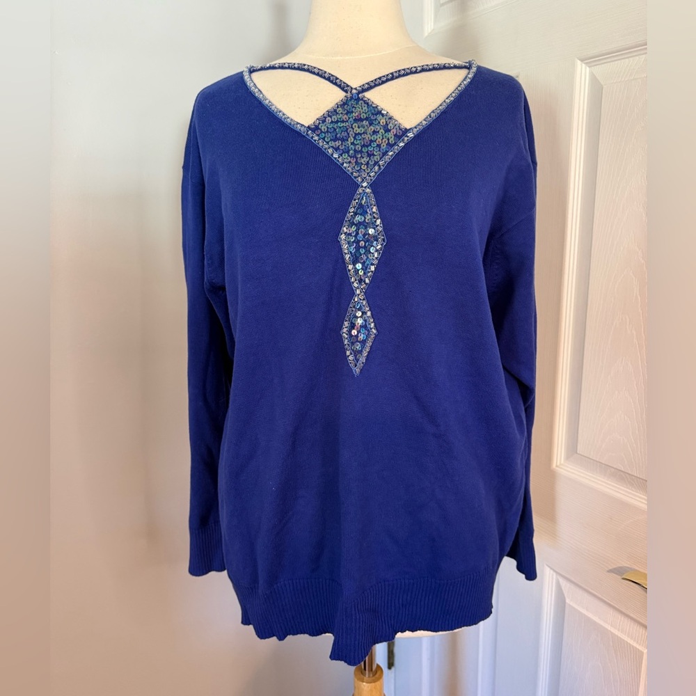 Vintage Bob Mackie Sequin Sweater